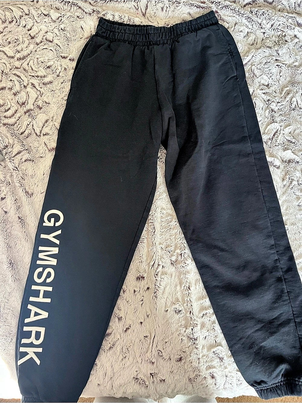 GYMSHARK Legacy Joggers Black Size Small